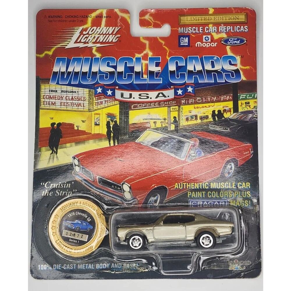 1994‎ Johnny Lightning Muscle Cars USA 1970 Chevelle SS Series 1 Silver HW20
